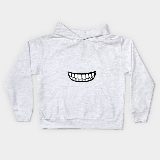 Funny Teeth Cool Kids Hoodie by ahmadzakiramadhan